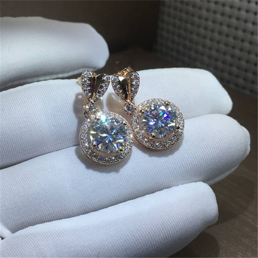 Aretes Colgantes Bohemios Redondos para Mujer - Image 2