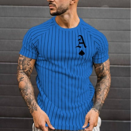 Camiseta Hombre Cuello Redondo Estampado Naipes - Image 2