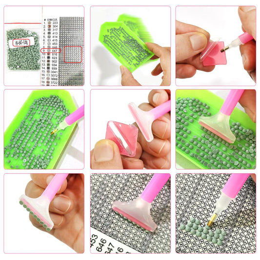 Pintura de Diamantes 5D Auto - Mosaico de Colores DIY para Decoración del Hogar - Image 2