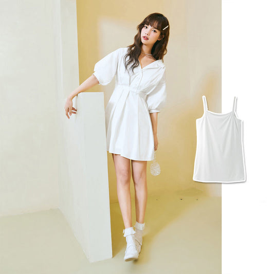 Vestido Camisero Ligero de Manga Corta - Image 2