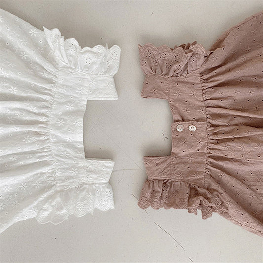 Conjunto de Dos Piezas con Encaje para Bebé Niña - Image 2