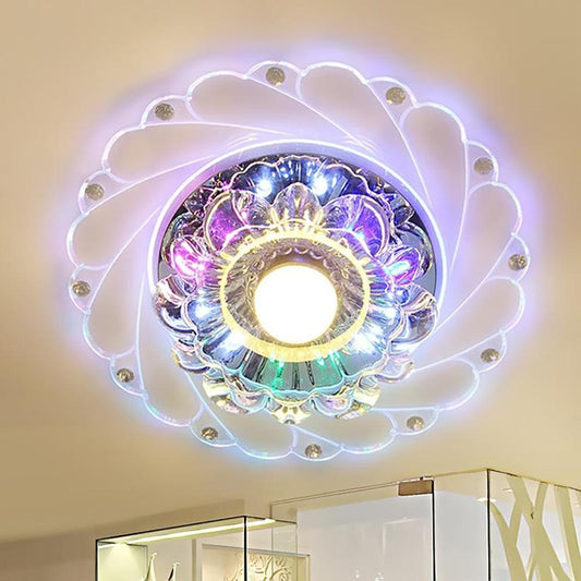 Lámpara de Techo LED Cristal Minimalista para Pasillos y Entradas - Image 2