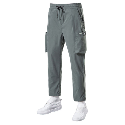 Pantalones Overol Casual Holgados de Corte Recto para Hombre - Image 2