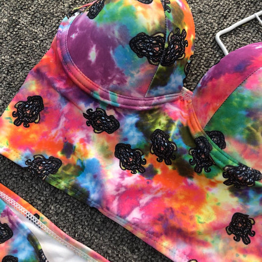 Bikini Deportivo con Diseño Asimétrico - Traje de Baño Moderno para Mujer - Image 2