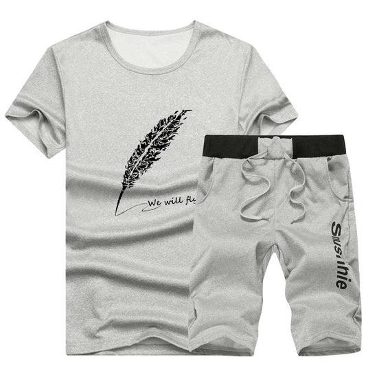 Camiseta Base Slim Cuello Redondo de Manga Corta Estilo Coreano para Hombre - Image 2