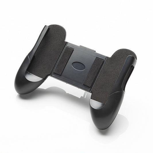Black mobile game handle bracket holding a smartphone displaying the 'Mobile Legends' game on a white background. - Image 2