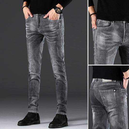 Jeans Slim Fit para Hombre con Corte Tobillero - Image 2