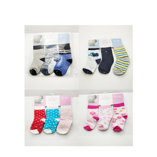 Pack 3 Pares de Calcetines Tubo Transpirables para Bebé - Talla Mediana - Image 2