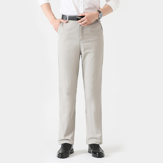 Pantalones Casuales de Algodón para Hombre - Corte Recto y Cómodo - Image 2