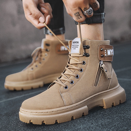Botas Martin Altas Estilo Retro British - Calzado Robusto para Hombre - Image 2