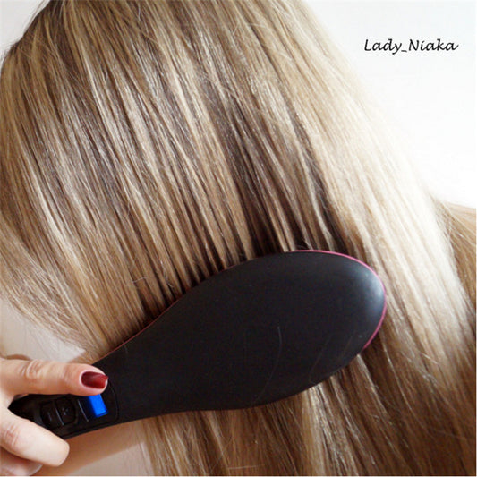 Peine Alisador Eléctrico con Iones Negativos - Cabello Liso y Brillante - Image 2