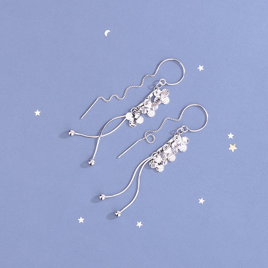Aretes Colgantes en Plata Sterling S925 Super Flash - Image 2