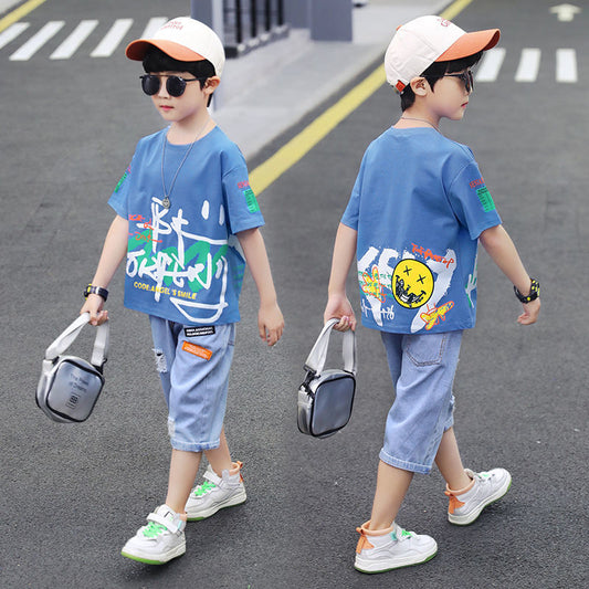 Conjunto Infantil Estilo Western de Dos Piezas para Niño Grande - Image 2