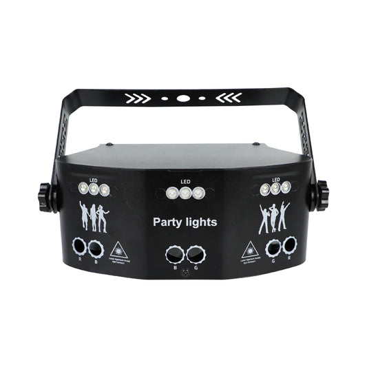 Luces LED Giratorias Multicolor con Sensor de Voz para Karaoke - Image 2