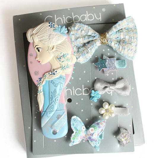 Set de Accesorios para Cabello Infantil - Horquillas, Moños y Peine Princesa - Image 2
