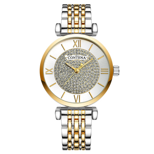 Reloj de Pulsera Elegante con Diamantes y Cierre Pequeño - Image 2
