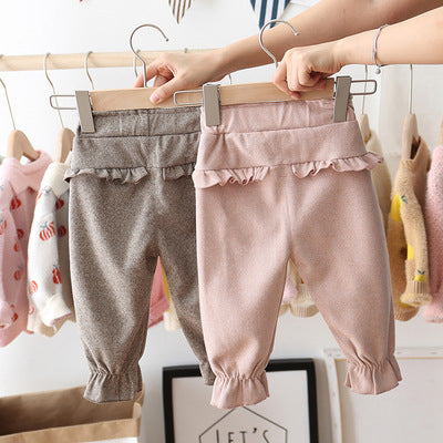 Pantalones Infantiles Estilo Coreano Tendencia Otoño - Image 2