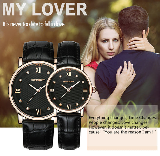 Reloj de Pulsera Casual Resistente al Agua con Movimiento de Cuarzo - Image 2