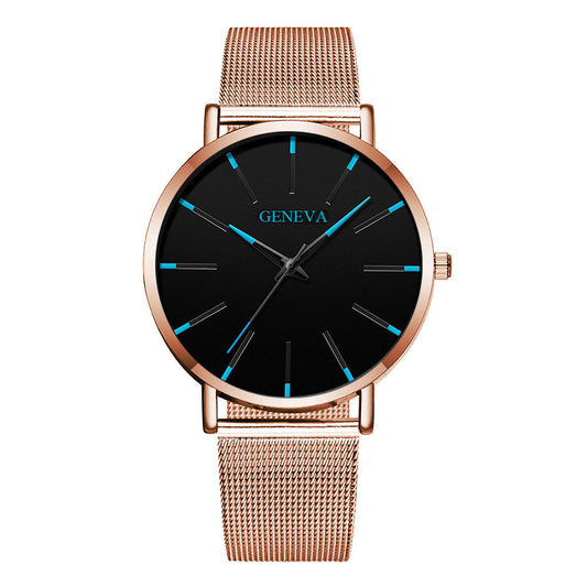 Reloj para hombre con malla de aleación ajustable - Image 2