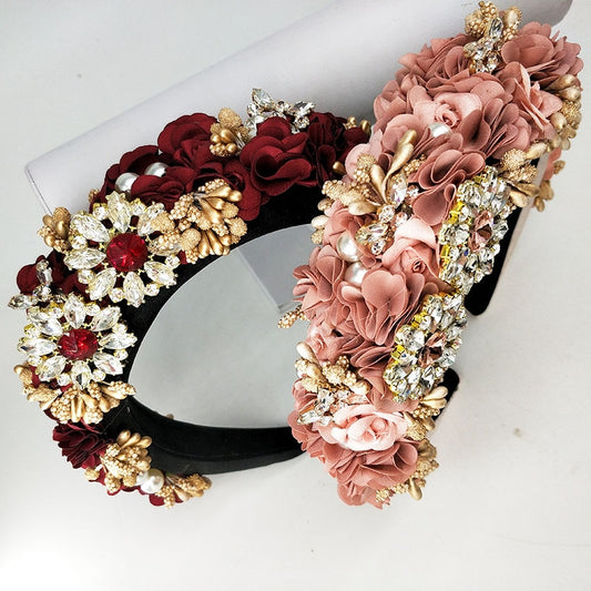 Diadema Nupcial de Cristal con Efecto Esponja - Image 2