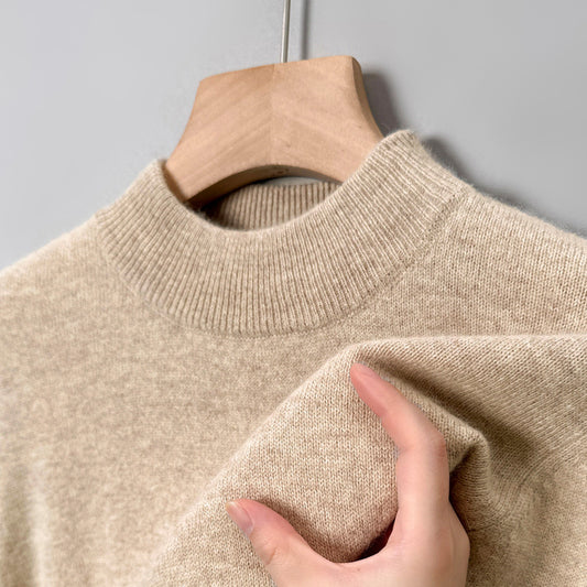 Suéter Cuello Alto Casual para Hombre - Diseño Minimalista Versátil - Image 2