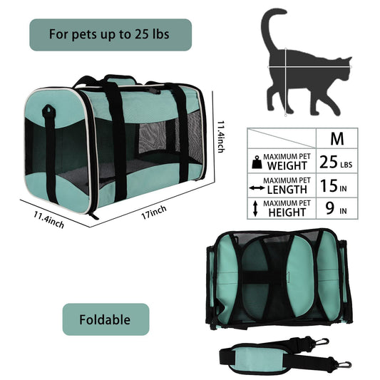 Bolsa Transportadora Transpirable Plegable para Perros y Gatos - Image 2