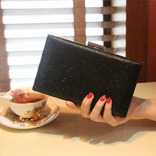 Bolso de Noche Brillante con Cadena - Clutch para Eventos - Image 2
