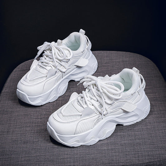 Tenis Casuales Blancos con Alzada para Hombre - Estilo Moderno y Versátil - Image 2
