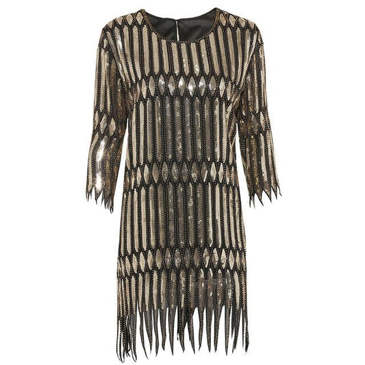 Vestido de Fiesta Vintage con Lentejuelas Club - Image 2