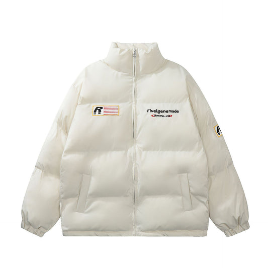 Chaqueta de Algodón con Bordado Americano Holgada para Mujer - Image 2