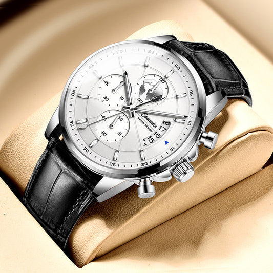 Reloj Automático para Hombre Resistente al Agua con Calendario y Esfera Luminosa - Image 2