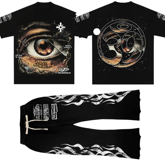 Conjunto Completo Visión Penetrante: Playera y Pantalones Acampanados - Image 2