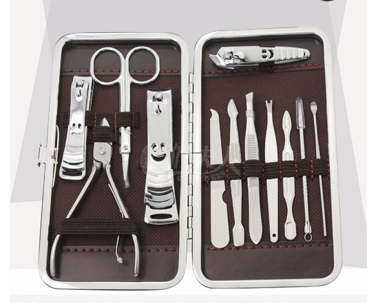Kit Completo de Manicura Profesional 12 Piezas - Cortaúñas y Tijeras de Precisión - Image 2
