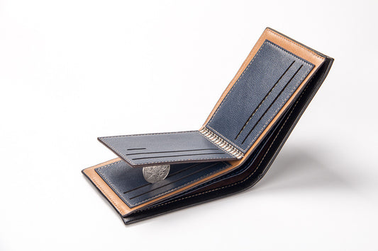 Billetera Corta Casual para Hombre con Textura Grabada - Image 2