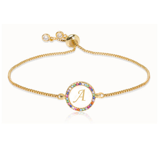 Pulsera Deslizable con Abecedario - Image 2
