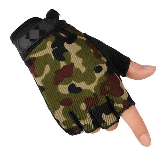Guantes Tácticos de Medio Dedo para Exteriores Estilo Militar - Image 2