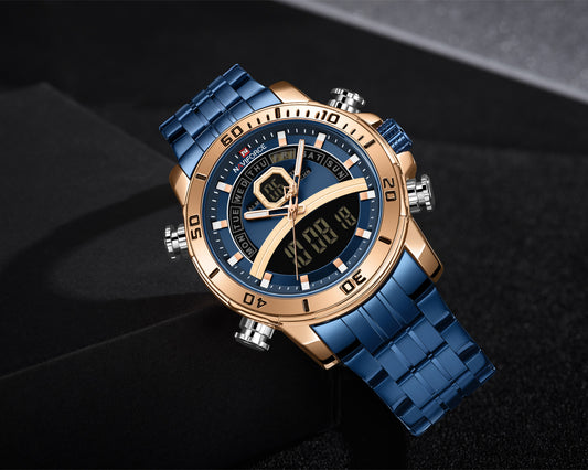Reloj de Acero Inoxidable NAVIFORCE - Cuarzo Resistente - Image 2