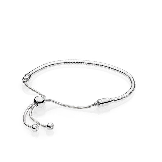 Pulsera de Plata Tejida - Diseño de Cuerda - Image 2