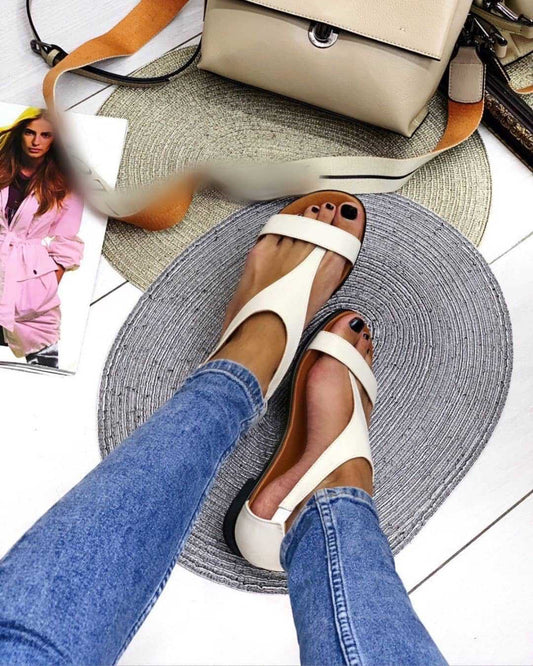 Sandalias Cómodas Talla Grande 40-43 con Hebilla para Mujer - Image 2