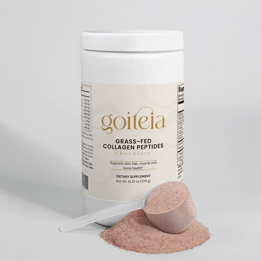 Goiteia Grass-Fed Collagen Peptides Powder (Chocolate) 13.33 Oz (378g) - Tekeno