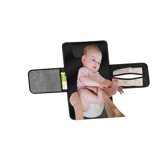 Cambiador Portátil Plegable Impermeable para Bebé con Bolsa de Almacenamiento - Image 2