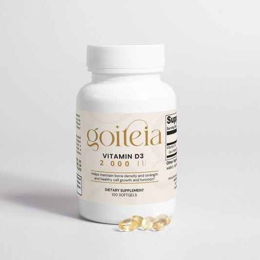 Goiteia Vitamin D3 2,000 IU 100 softgels - Tekeno