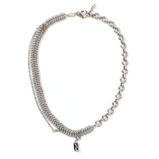 Collar Multicapa de Rubí con Borlas - Diseño Elegante y Versátil - Image 2