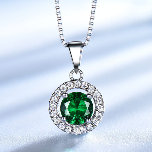 Aretes y Colgantes de Esmeralda en Plata 925 - Juego de Dos Piezas - Image 2