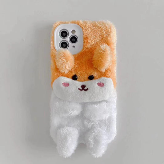 Funda Osito Peluche Compatible con Apple - Protección Suave para Otoño e Invierno - Image 2