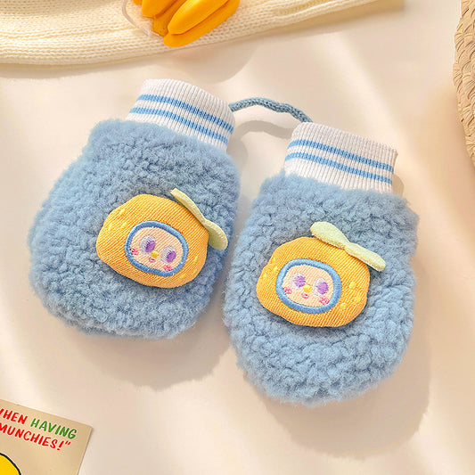 Manoplas Gruesas de Cinco Dedos para Bebé - Guantes de Invierno y Otoño - Image 2