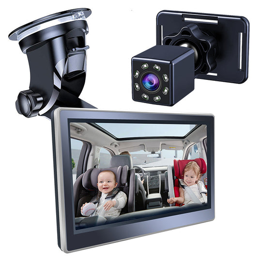 Espejo Retrovisor para Auto con Cámara Infrarroja de Visión Nocturna - Image 2