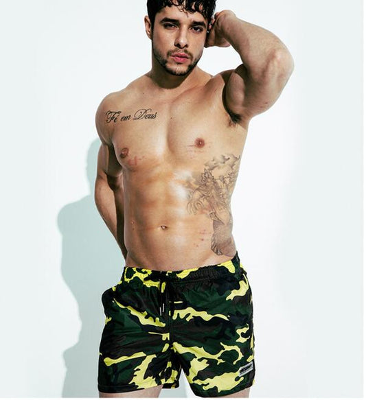 Shorts de Playa Camuflaje Sueltos Secado Rápido para Hombre - Image 2