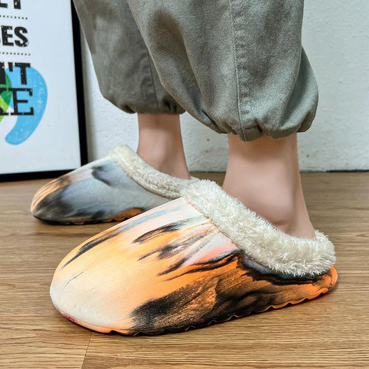 Pantuflas Térmicas Antideslizantes para Parejas - Algodón Impermeable - Image 2
