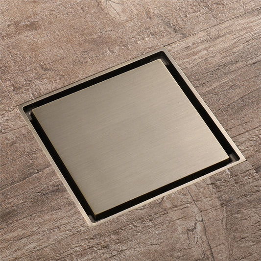 Desagüe de Piso Cuadrado Invisible en Cobre Puro - Image 2